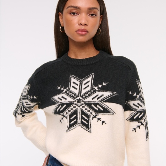 Abercrombie & Fitch Women’s Madeline crew sweater - Picture 2 of 8